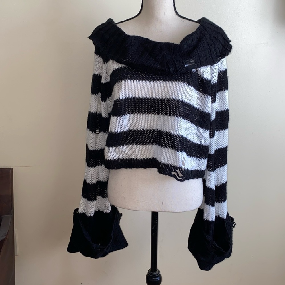XXL KILLSTAR GHOST LEMONADE KNIT SWEATER